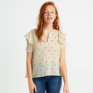 Madewell Embroidered Gazebo Top